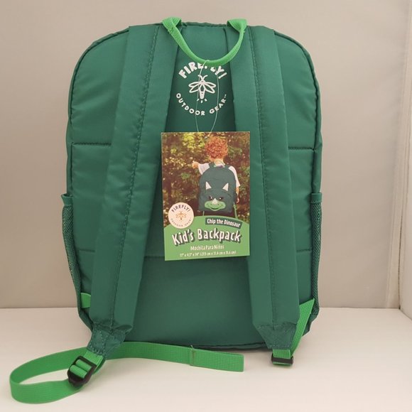 Firefly! Outdoor Gear Chip the Dinosaur Kid's Backpack Green - Picture 4 of 11